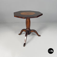 Carica l'immagine nel visualizzatore di Gallery, Inlaid wooden dining table, mid-1800s
