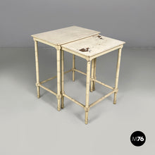 将图片加载到图库查看器，Coffe tables in white wood, 1940s
