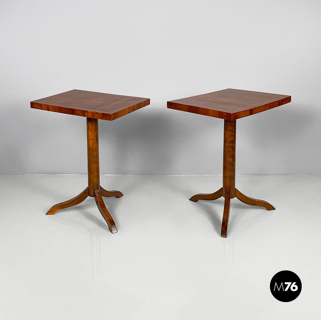 Coffe tables in wood, second part of 1700s