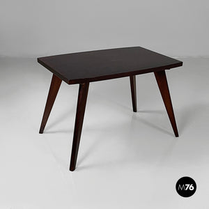Coffe table in dark wood, 1960s