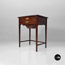 将图片加载到图库查看器，Console with mirror in wood, 1930s
