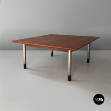 画像をギャラリービューアに読み込む, Coffe table in wood and metal, 1960s
