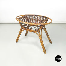 Load image into Gallery viewer, Garden coffee table in rattan, 1960s
