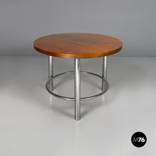 Carica l'immagine nel visualizzatore di Gallery, Coffe table in wood and metal, 1930s
