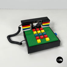 Charger l&#39;image dans la galerie, Plastic lego desk telephone by Tyco, 1990s
