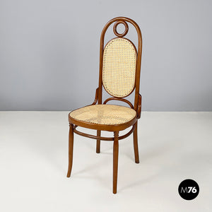Chair in straw and wood, 1900-1950s
