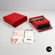 Carica l&#39;immagine nel visualizzatore di Gallery, Typewriter Valentine by Ettore Sottsass and Perry A. King for Olivetti, 1970s
