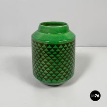 Carica l'immagine nel visualizzatore di Gallery, Green ceramic vase, 1960s

