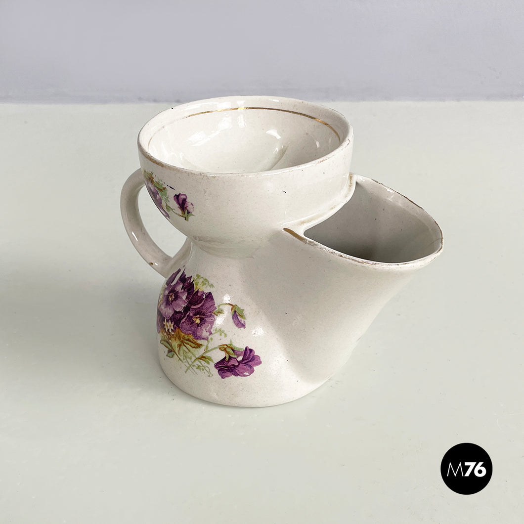 Barber mug in white ceramic by Grimwade's Winston, 1900s