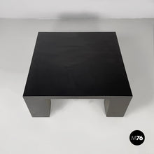 将图片加载到图库查看器，Coffe table in black wood, 1980s
