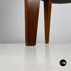 Round wooden coffee table, 1930s