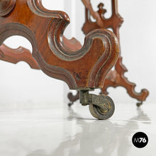 Load image into Gallery viewer, Wooden coffee table with casters, 1800s
