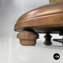 Load image into Gallery viewer, Velvet and brass floor lamp, 1940s
