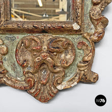 Load image into Gallery viewer, Mirrors in golden and light green wood, 1900s
