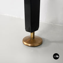 将图片加载到图库查看器，Bookcase in wood, black metal and brass, 1960s
