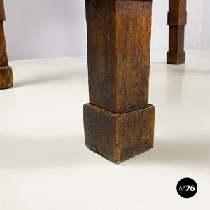 Desk in walnut wood, mid 1800s