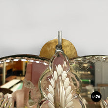 Load image into Gallery viewer, Wall mirror with acid etchings, early 1900s
