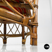 Load image into Gallery viewer, Rattan cockpit armchairs, 1970s
