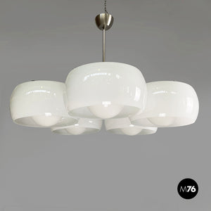 Chandelier Pentaclinio by Vico Magistretti for Artemide, 1970s