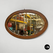 Load image into Gallery viewer, Wooden wall mirror, 1940s
