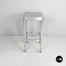 将图片加载到图库查看器，Stool in aluminum by Philippe Starck for Emeco, 2000s
