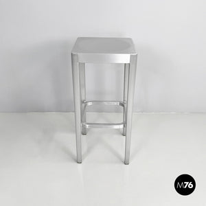 Stool in aluminum by Philippe Starck for Emeco, 2000s