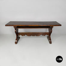Carica l'immagine nel visualizzatore di Gallery, Wooden refectory dining table, 1700s
