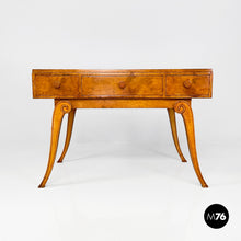 Load image into Gallery viewer, Walnut wood desk for Hille of London, 1920s
