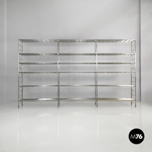 将图片加载到图库查看器，Metal bookcase with three bays, 2000s
