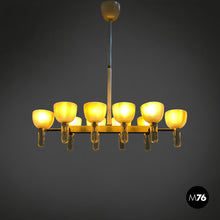将图片加载到图库查看器，Chandelier by Archimede Seguso for Seguso Vetri d&#39;Arte, 1950s
