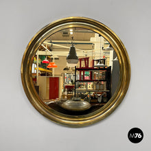 Load image into Gallery viewer, Wall mirror in brass, 1950s
