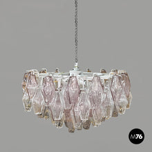 画像をギャラリービューアに読み込む, Chandelier Poliedri by Carlo Scarpa for Venini, 1960s

