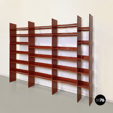 Load image into Gallery viewer, Red plywood bookcase, 1970s
