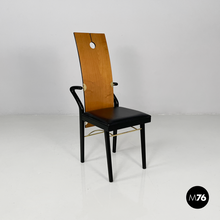 Load image into Gallery viewer, Wooden and brass chairs by Pierre Cardin, 1980s
