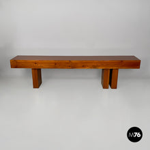 Carica l'immagine nel visualizzatore di Gallery, Solid wood console, 1970s

