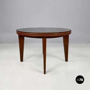 Round wooden coffee table, 1930s