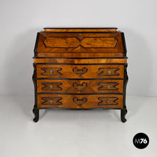 Carica l'immagine nel visualizzatore di Gallery, Wooden chest of drawers with decorations, 1950s
