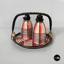 将图片加载到图库查看器，Oil and vinegar service by Rometti Umbertide, 1950s
