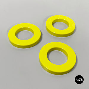 Yellow rings for the perpetual wall calendar by Ring A Date, 2020s