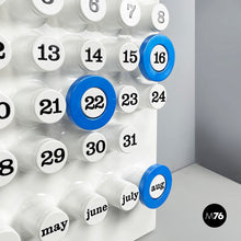 Load image into Gallery viewer, Light blue rings for the perpetual wall calendar by Ring A Date, 2020s
