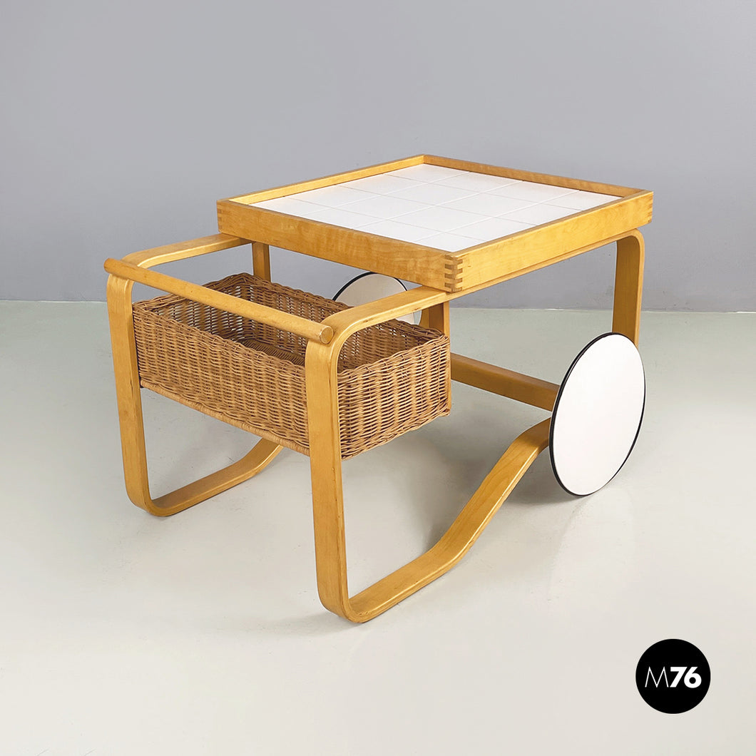 Cart Tea Trolley 900 by Alvar AAlto for Artek, 1970s