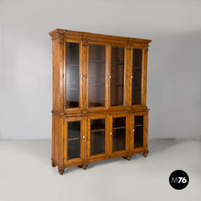 画像をギャラリービューアに読み込む, Sideboard in wood and glass, 1930s
