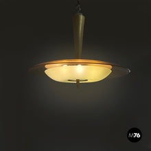 Charger l'image dans la galerie, Chandelier 1462 by Max Ingrand for Fontana Arte, 1950s
