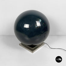 Load image into Gallery viewer, Table lamp in glass and steel, 1970s
