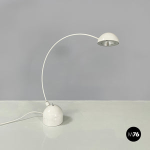 Adjustable table lamp in white metal, 1970s