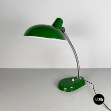 Carica l&#39;immagine nel visualizzatore di Gallery, Table lamp in green metal, 1950s
