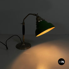 Load image into Gallery viewer, Ministerial table lamp in metal, 1930s
