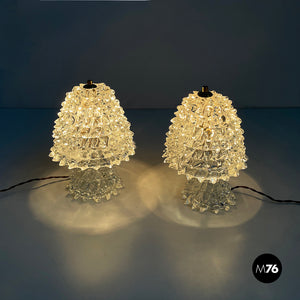Table lamps by Barovier&Toso, 1950s