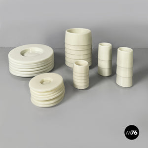 Tableware set by Angelo Mangiarotti, 1970s