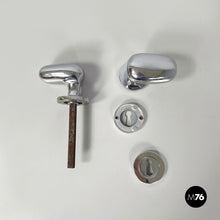 将图片加载到图库查看器，Chromed metal handles and locks by Luigi Caccia Dominioni for Azucena, 1960s
